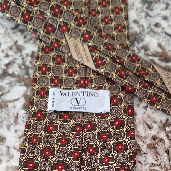 VALENTINO MEN TIE 100% silk - Picture 8 of 8